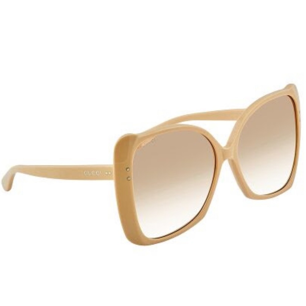 Gucci light brown gradient butterfly sunglasses 🦋
